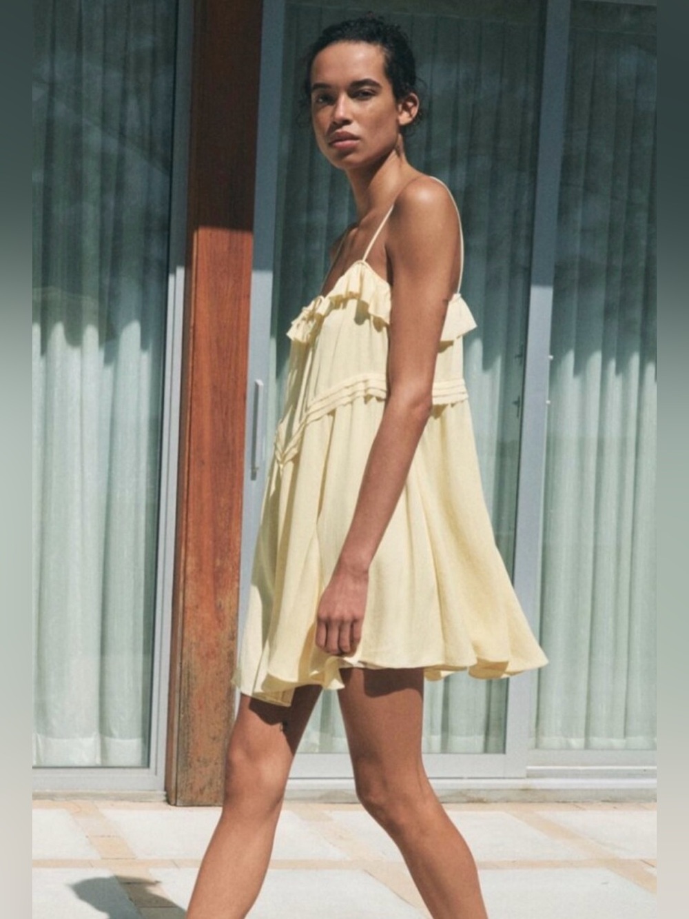 Zara Ruffle Mini Dress - Picture 6 of 6